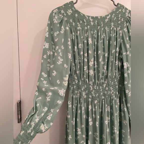 & OTHER STORIES Pleated Smock Midi Dress size 6 NWT - Picture 13 of 15